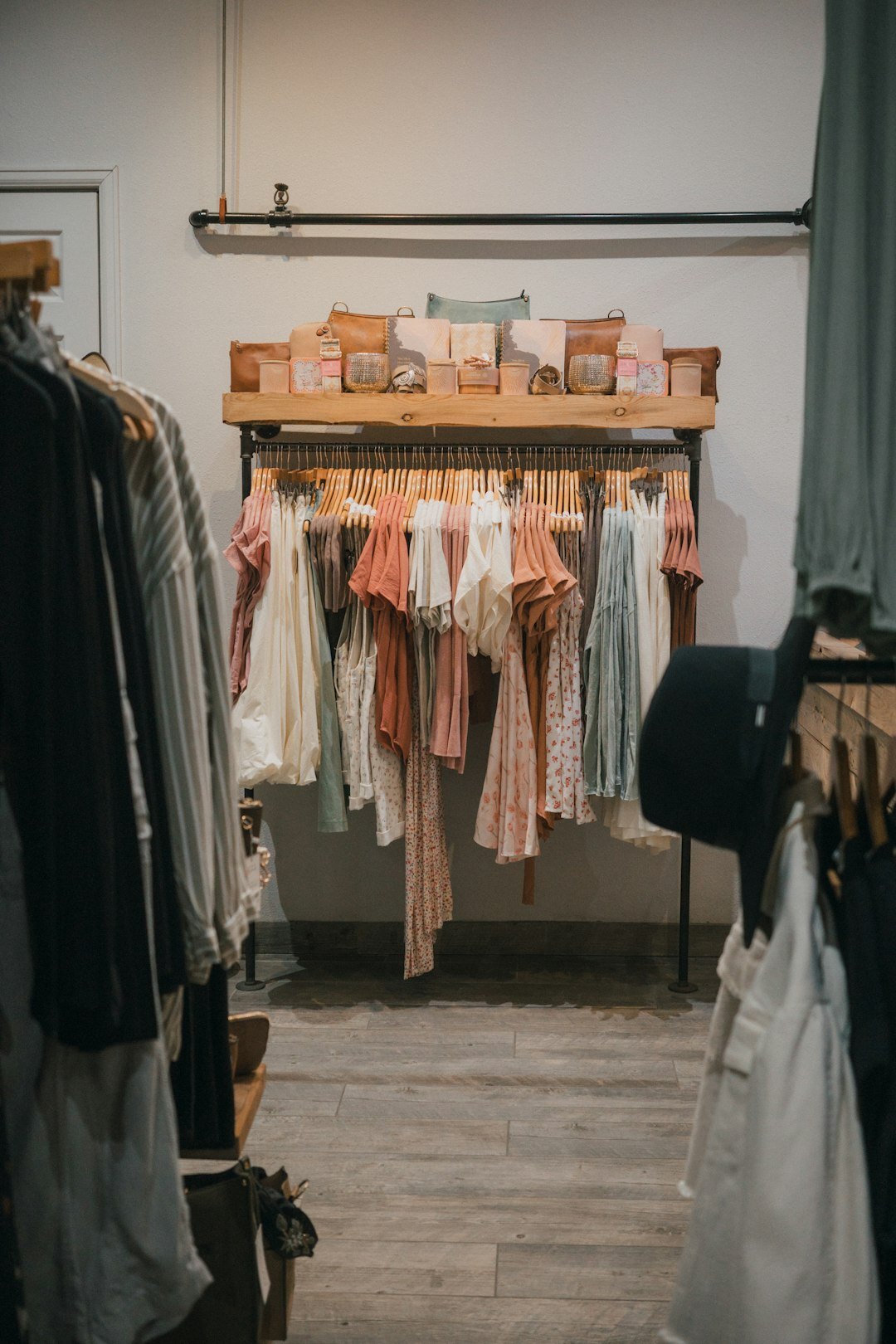 interior of cozy boutique shop